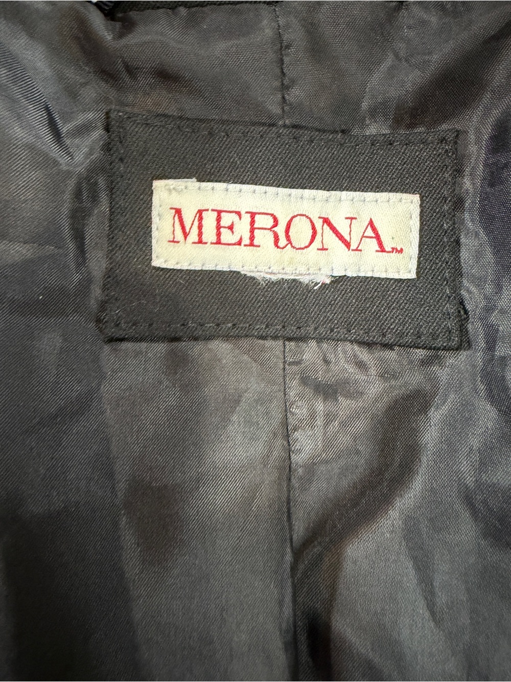 Merona Black Women's Tailored Blazer Jacket Sz XL. - Picture 3 of 7